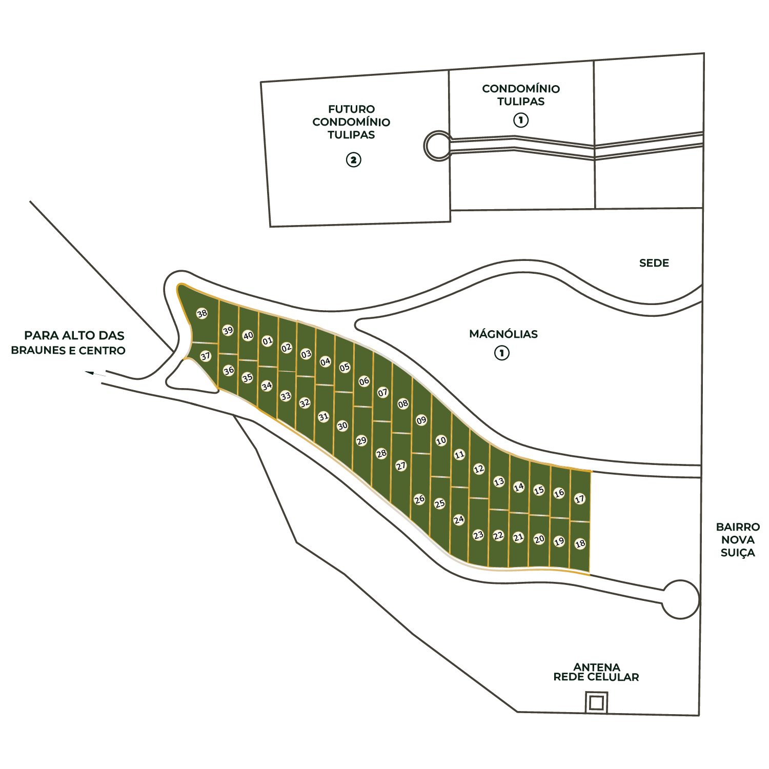 Croqui do empreendimento